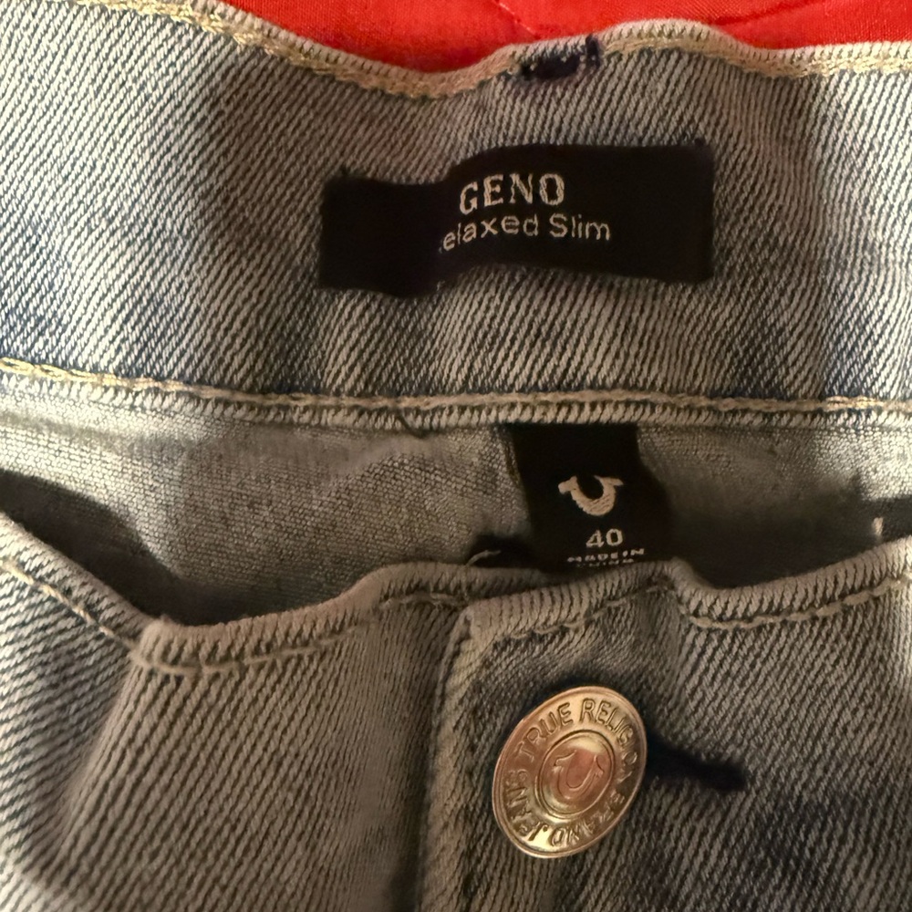 True Religion Men's Blue Jeans